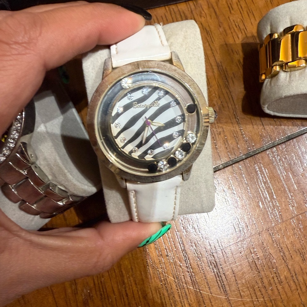 Two Betsy Johnson watches
